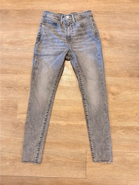 SKINN Denim - Express women’s high rise Skinny Gray Wash Jeans